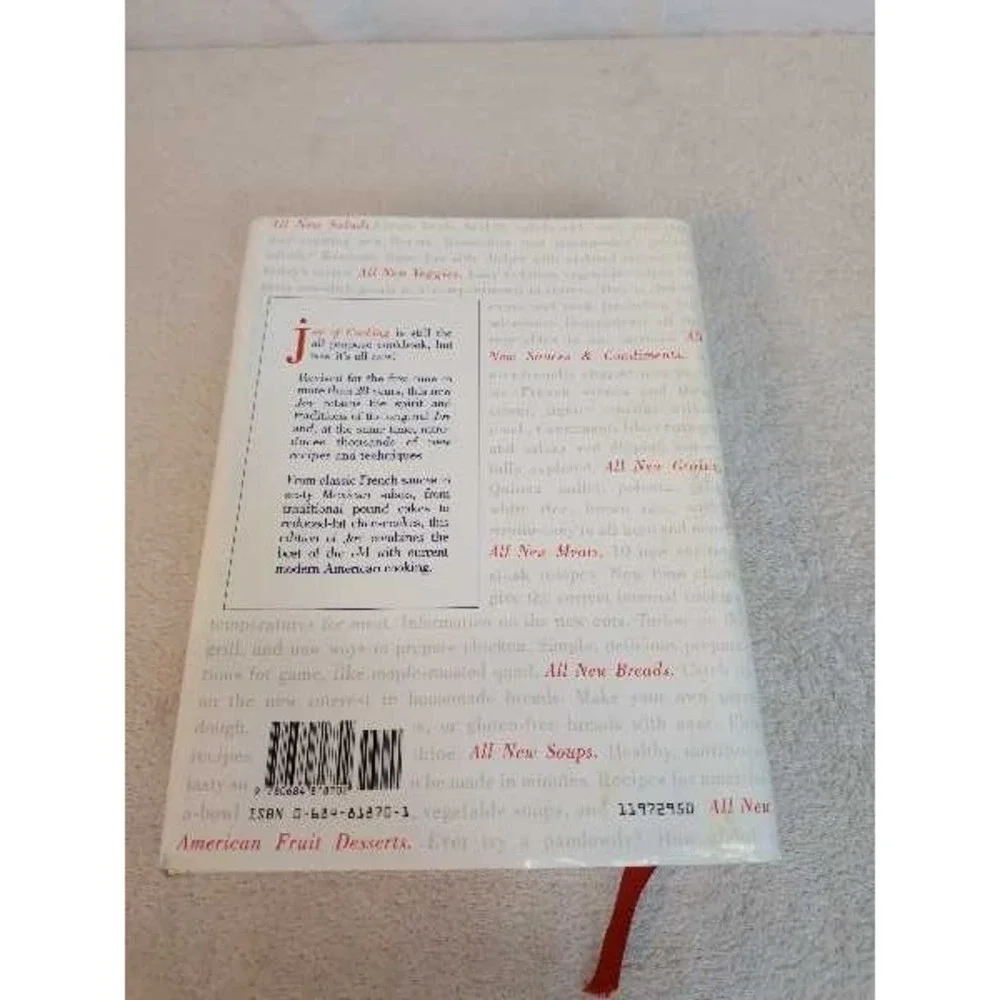 The All New Joy of Cooking Cookbook Irma S Rombauer Marion Becker